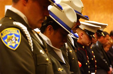 California Police Remember Fallen Officers Marines United States