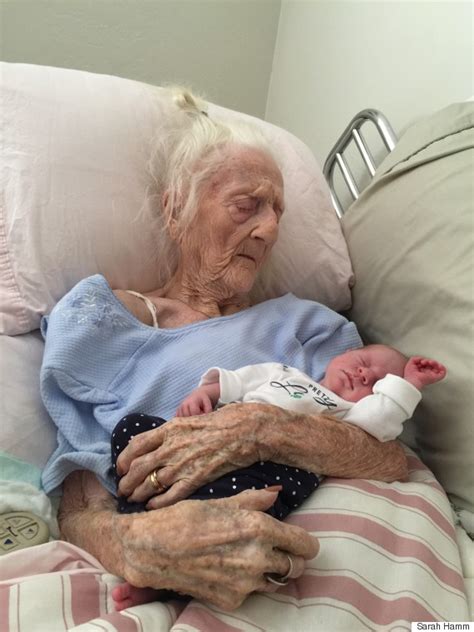 Image Of 101 Year Old With Baby Sparks Unbelievable Response Update