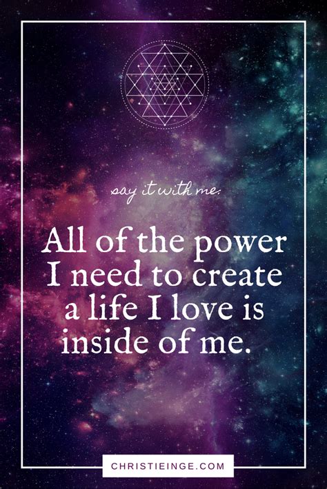 Yours is the creative energy that makes your world. The Real Reason Why Reaching Your Goals Isn't Making You ...
