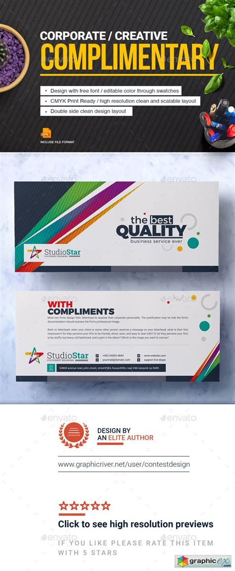 complimentary compliment slip template compliment card design template