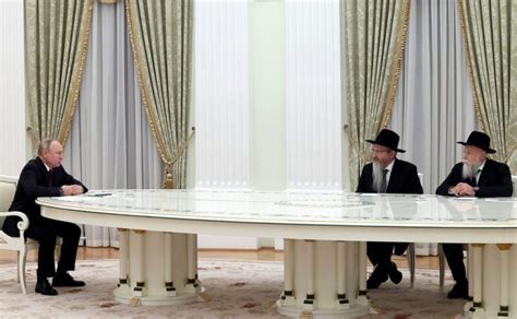 Russian President Putin Summons Chief Rabbi To The Kremlin