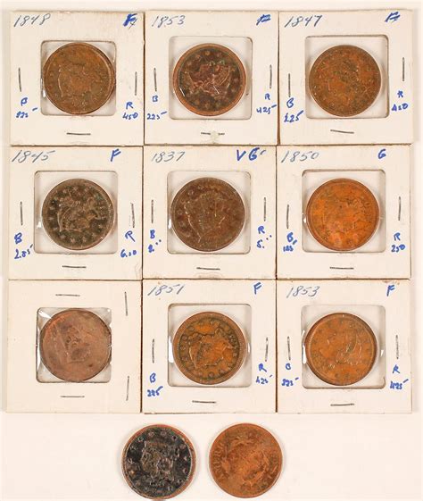 Large Cent Collection