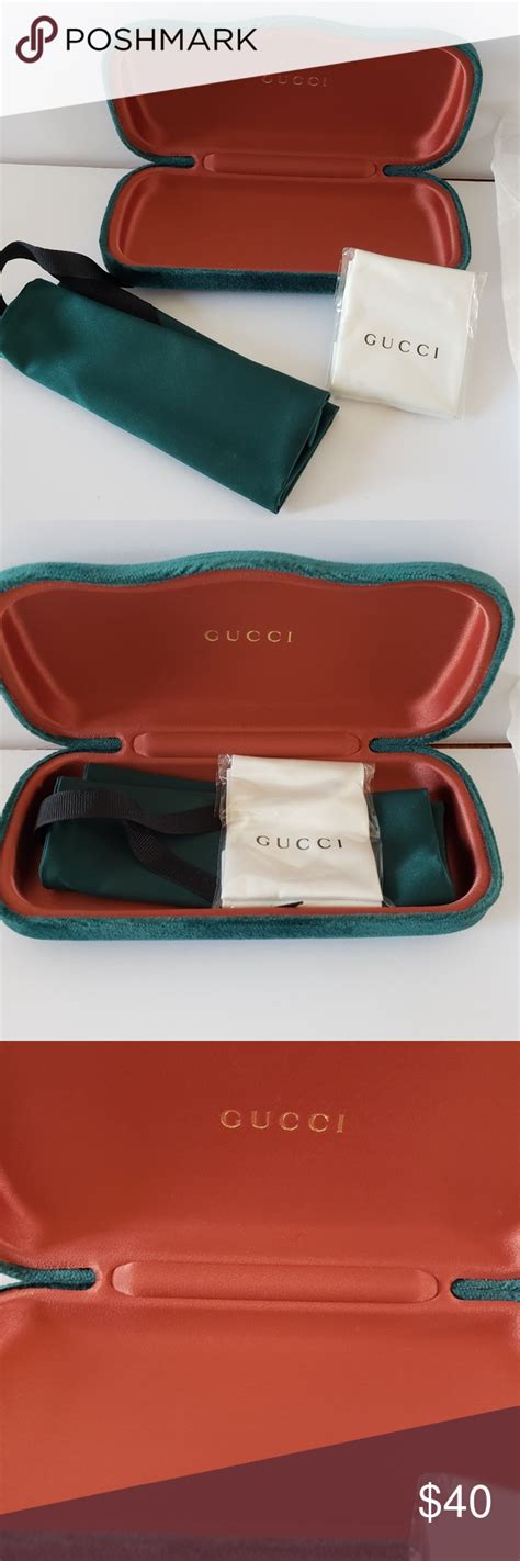 Gucci Velvet Eyeglass Sunglass Case New Sunglasses Case Gucci Gucci