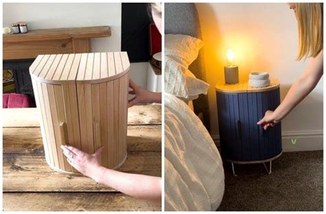 Ikeas Magasin Bread Boxes Get Turned Into A Gorgeous Bedside Table In