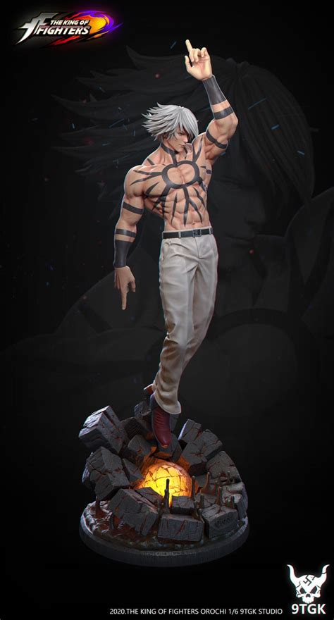 16 Scale Orochii The King Of Fighters Resin Statue 9tgk Studios
