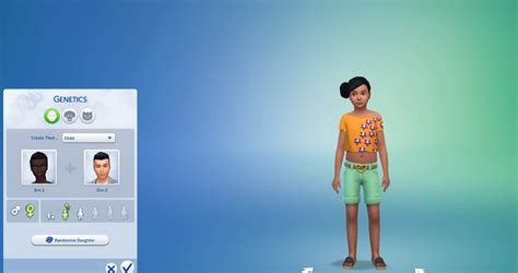 Sims Child Body Sliders