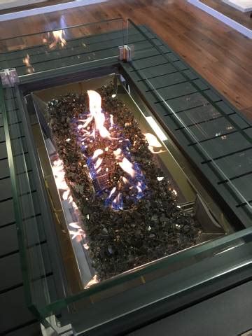 Hamptons series patio fireplaces have a stylish linear design with a contemporary look and color to suit any décor. Napoleon - Hamptons Rectangle Outdoor Fire Table | Stoke ...