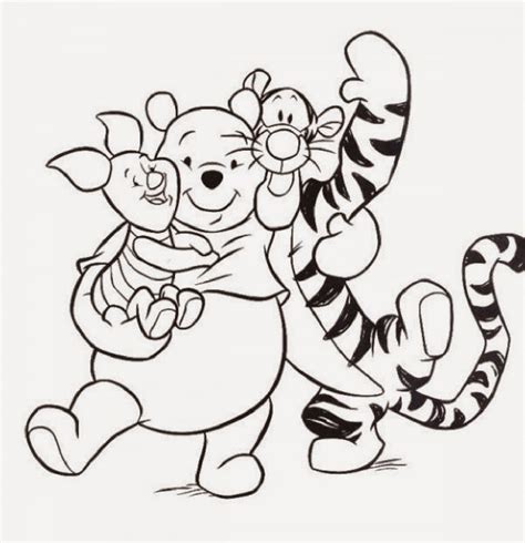 Coloring Pages: Winnie the Pooh and Friends Free Printable Coloring Pages