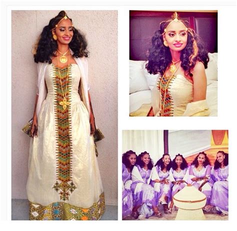 African Ethiopian Habesha Brides And Weddings Ethiopian Dress