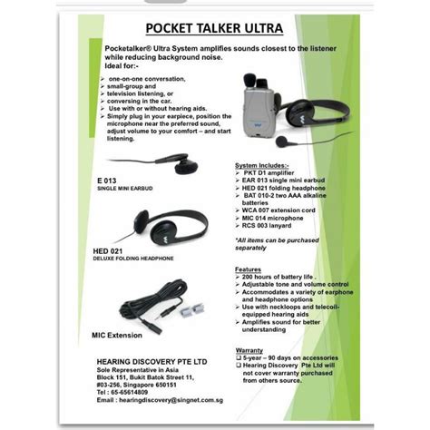 Pocket Talker Ultra Shopee Singapore