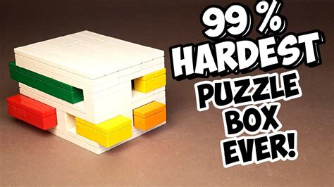 How To Make A Lego Hardest Puzzle Box Youtube