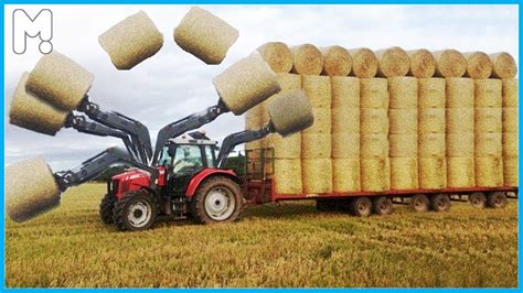 Amazing Bale Handling Machines Technology Modern Agriculture