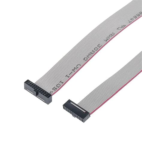 Pcs FC Mm Pitch Gray Flat Ribbon Data Cable IDC Double Ends Same Direction P