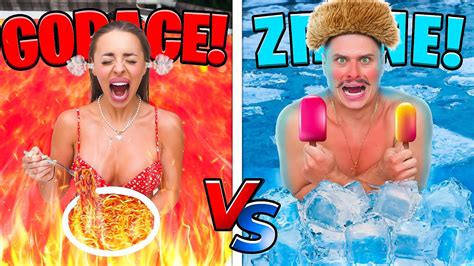 Hot Or Cold Challenge Z DziewczynĄ Youtube