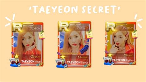 ๑ ៸៸ Superstar Smtown ៸៸ ๑ Collecting Taeyon Secret And Place Le Theme