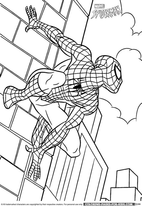 They are excellent examples of bravery, honesty and other virtues which will be useful for a little human being in future. Spider-Man Coloring - Spider-Man