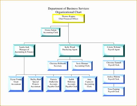 Organizational Structure Chart Design