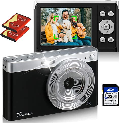 Digitalkamera Mp K Full Hd Kompaktkamera Autofokus Vlogging Kamera