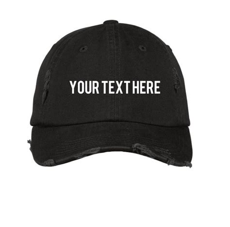 Your Custom Hat Your Text Your Words Custom Hat Custom Etsy