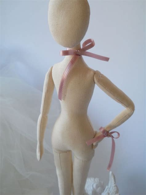 Blank Doll Body For Crafting 17 Handmade Doll Presewn And Stuffed Blank Doll Body Premade