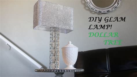 Ikea lamp shade reducer ring / adaptor. DIY Glam Lamp! Dollar Tree! - YouTube