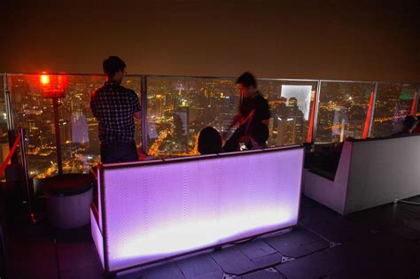 take a peek into the highest outdoor bar in the world hand luggage only travel food