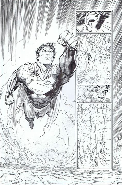 Superman Unchained 2 Art By Jim Lee Jim Lee Art Batman Comic Art