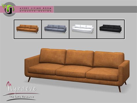 Sims 4 Leather Sofa