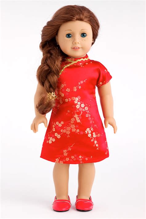 Asian Beauty Doll Clothes For American Girl Doll Traditional Dress