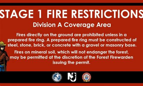 Stage 1 Fire Restrictions In Effect For Northern New Jersey Wrnj Radio