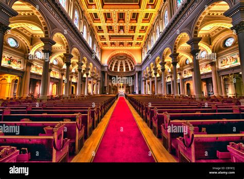 Interior Shot Of Saint Ignatius Church In San Francisco Stock Photo Alamy