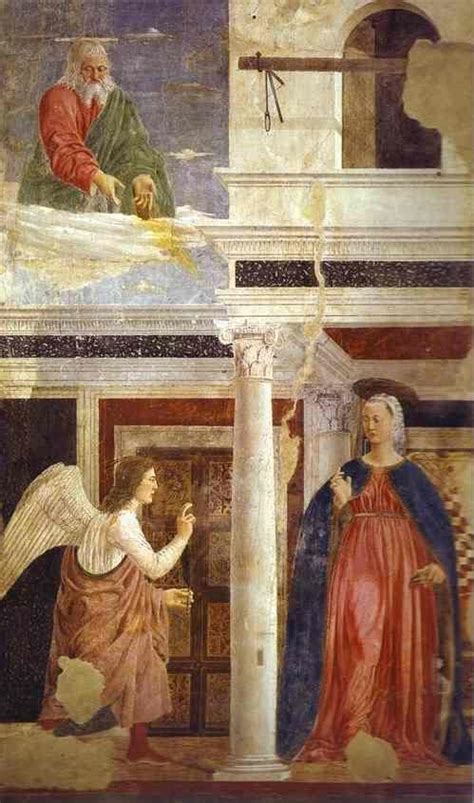 Piero Della Francesca Legend Of The True Cross Annunciation