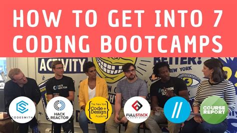 How To Get Into 7 Coding Bootcamps Youtube