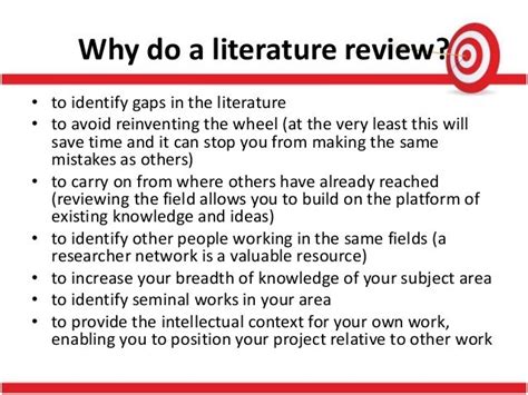 Literature Review (more examples)