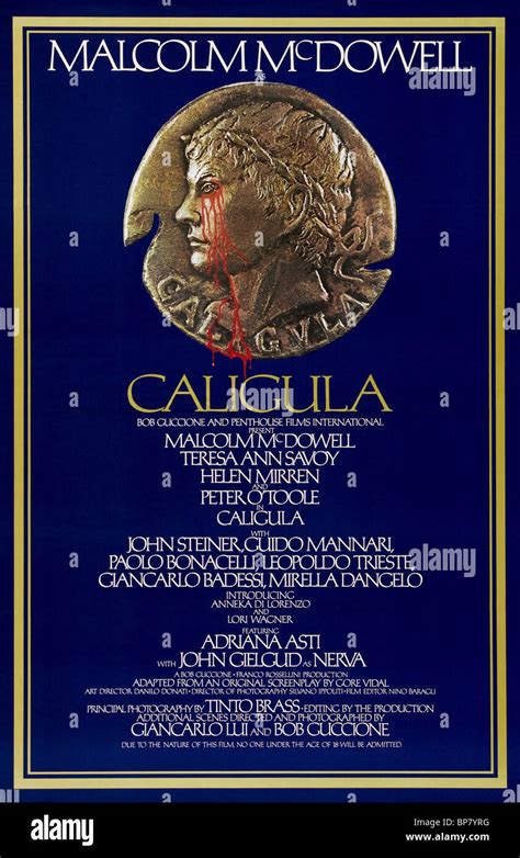 Affiche De Film Caligula 1979 Photo Stock Alamy
