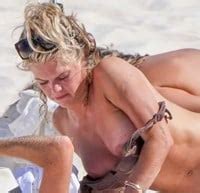 Madison Lecroy Nude Candids While Topless On A Beach
