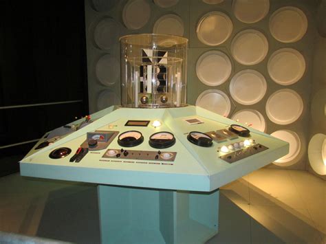 Classic Tardis Console At The Doctor Who Experience Cardiff Wales