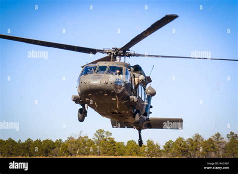 A Uh 60 Black Hawk Helicopter Assigned To 82nd Combat Aviation Brigade