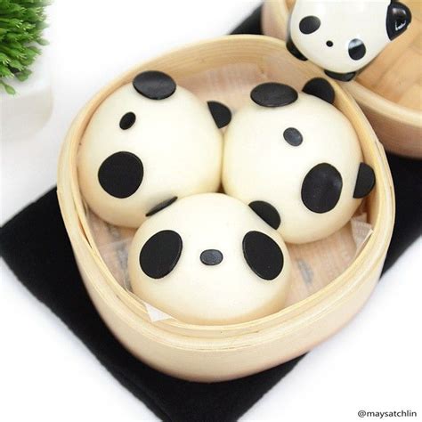Panda Steamed Buns | Japanese food ♥&♥Art | Pinterest | Panda, Bento