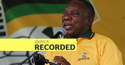 Watch Ramaphosa Gives Update On Anc Nec Meeting Outcomes Enca Southafrica