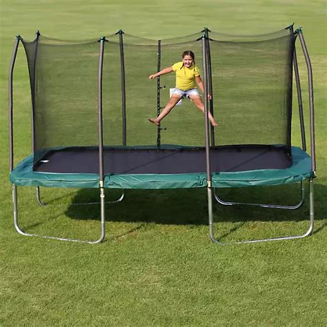 Skywalker Trampolines 14 Rectangle Trampoline With Enclosure Academy
