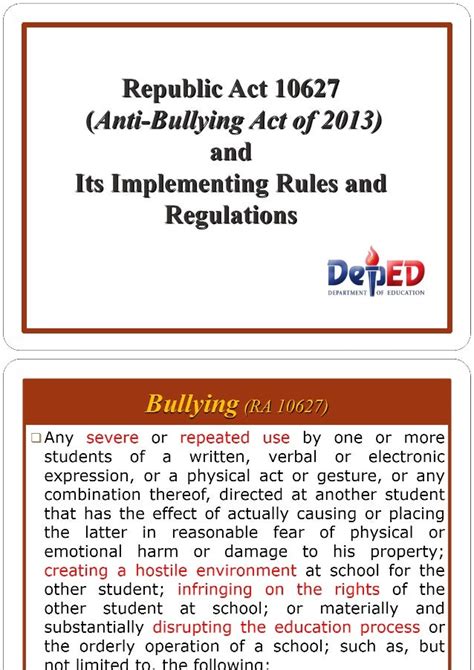 Anti Bullying Act And Irr Pdf