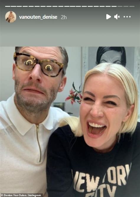 Dancing On Ices Denise Van Outen Poses For Playful Snaps With Fiancé