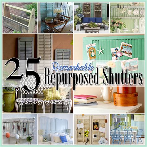 25 Repurposed Shutter Decorating Ideas The Cottage Market