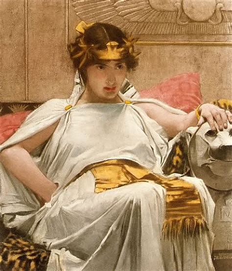 Cleopatra Cm By John William Waterhouse History Analysis Facts Arthive