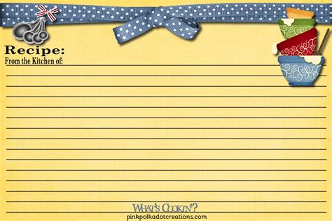 Download your printable recipe cards and decide how many categories you want to have in your recipe box (like snacks, desserts, etc.). free printable recipe cards Archives - Pink Polka Dot ...