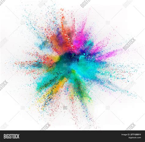 Explosion Colored Image And Photo Free Trial Bigstock