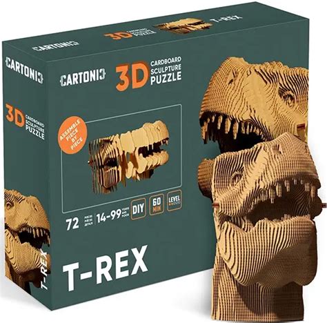 Puzzle 3d T Rex Cartonic