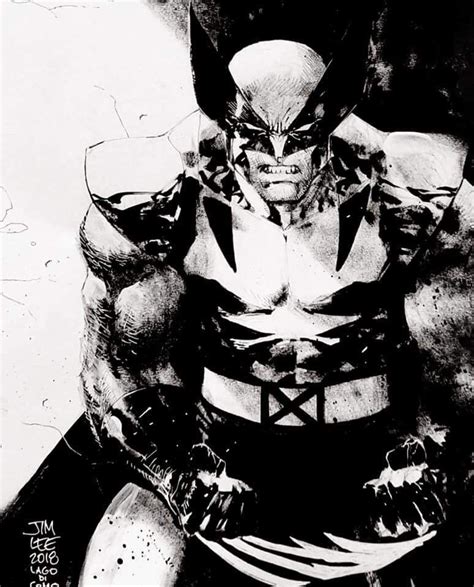 Wolverine 2018 Jim Lee Wolverine Comic Art Wolverine Artwork