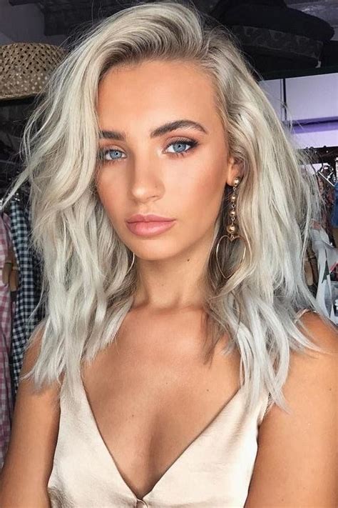 13 Fresh Hair Colors To Show Your Stylist This Spring Platinum Blonde